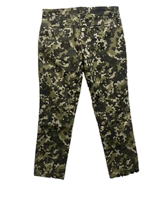 Amazon Essentials Pants Mens 36W 31L Green Slim Fit Camo Stretch Hunting - Picture 1 of 11