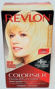 Revlon Colorsilk Ultra Light Sun Blonde Beautiful Color Permanent Hair Color - Picture 1 of 3