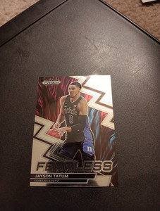2023 Panini Prizm Draft Picks Jayson Tatum Fearless #19 Duke Basketball Celtics