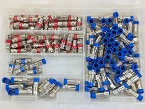 HUGE LOT of RG6 Cable Coaxial Connectors PCT-TRS-59 PCT-TRS-6 - Picture 1 of 5