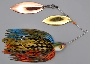 Custom Spinnerbait ~ HB Bluegill ~ 3/8 oz Double Willow - Picture 1 of 4
