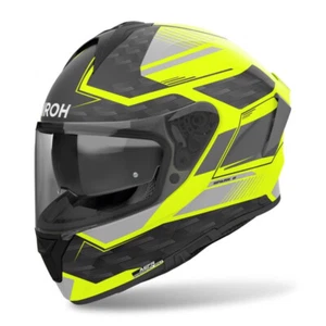 Full-Face Airoh Spark 2 Zenith Yellow Matt Helmet Casque Size M - Picture 1 of 4