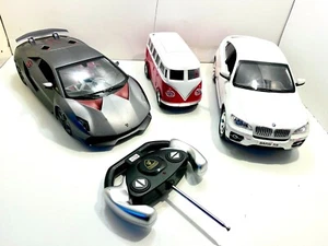  RC Lamborghini Susto E. 1:14 + BMW X6 1:16. + VW Bulli 1:25 +RC Fernsteuerung - Bild 1 von 11