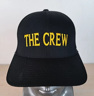 THE CREW AJUSTABLE SNAPBACK CAMIONERO/GORRA DE MALLA, NEGRO/AMARILLO, EXTERIOR/DEPORTES Foto 1 de 4