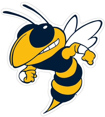 GT GEORGIA TECH Yellow Jacket Large Buzz Decal Cover