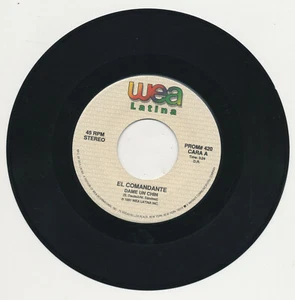 El Comandante Deutsch&Sanchez Dame Un Chin Wea Latina Prom# 420 45 RPM Vinyl 7" - Foto 1 di 2