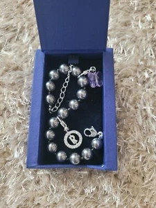 Swarovski Bracelet With Two Charms (Can Be Sold Separately) - Picture 1 of 6