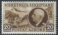1939 Albania italiana Aerea MNH Sass n. 4