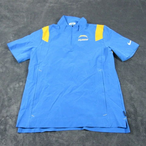 Los Angeles Chargers Shirt Men Medium Blue Football NFL Team Worn Dri Fit Nike Cover