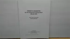 Husqvarna Viking 600 Rose Owner’s Handbook - Picture 1 of 3