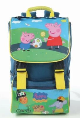 Peppa Pig Zaino Scuola Elementare Primino Blu