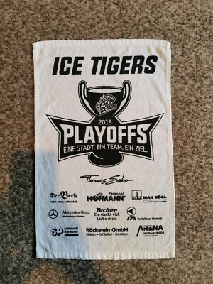 ICE TIGERS PLAYOFFS 2018 HANDTUCH TOWEL EINE STADT. EIN TEAM. EIN ZIEL. - Bild 1 von 3
