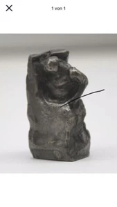 Alfred Hrdlicka - Studie zu Anthropos - Skulptur, Edelzinn versilbert, altsilber - Bild 1 von 11