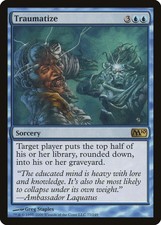 Traumatize Magic 2010 / M10 PLD Blue Rare MAGIC THE GATHERING CARD ABUGames