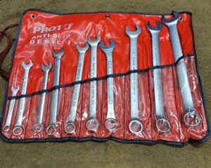 Stanley Proto Anti-Slip 5381710 Combination Wrench Set Sae 10Pc Tools Automotive - Picture 1 of 10