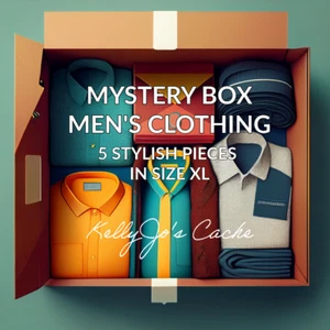 Mystery Clothing Box Herren Größe XL - 5 Namen Markenartikel - NEU & EUC Vielfalt - Bild 1 von 1