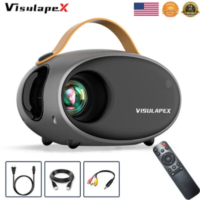 1080P Projector 25000LMS 4K 3D 5G WiFi Bluetooth Video Home Cinema 250" Display - Image 1 of 4