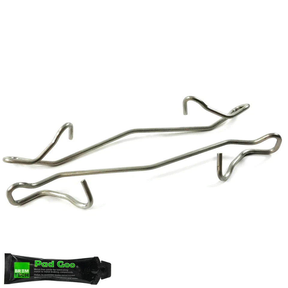 2X FRONT CALIPER SPRING BRAKE PAD FITTING FITS: FIAT PUNTO EVO 09- ATE BPF1121G — 第 1/1 张图片