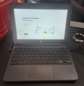 HP 11 G4 11.6" Chromebook Intel 2.16 GHz 4GB RAM 16GB SSD HDMI USB - C/D grade - Afbeelding 1 van 9