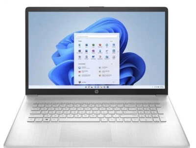 Portátil HP plateado 17 pulgadas FullHD AMD Ryzen 7 cámara web USB tipo C NUEVO