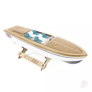 THE WOODEN BOAT COMPANY Riviera Motor Boat Kit 400mm - Picture 1 of 8