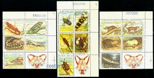 1962 Reptiles,Insects,Animals,long-tongued bat,Christmas,Caribbean,Mi.820,MNH/3 - Picture 1 of 1