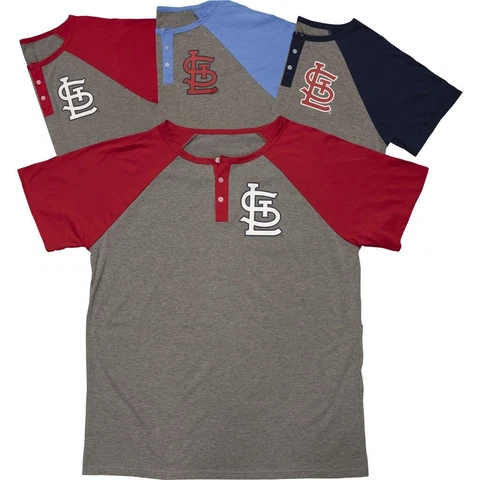 ST. LOUIS CARDINALS ADULT MYSTERY HENLEY SHIRT 7/16/23 SGA SIZE XL *PRE-SALE* Cover