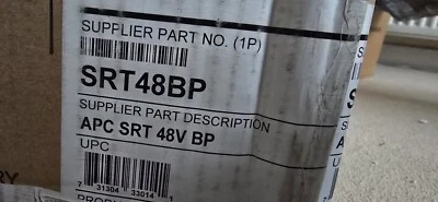 APC SRT48BP 48V 1kVA 1.5kVA Battery Pack APC SMART UPS Battery Enclosure - Image 1 of 4
