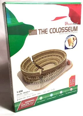 Cubic Fun Puzzle 3D La Grande Architettura del Mondo del Colosseo. 131 pezzi. NUOVO. - Immagine 1 di 3