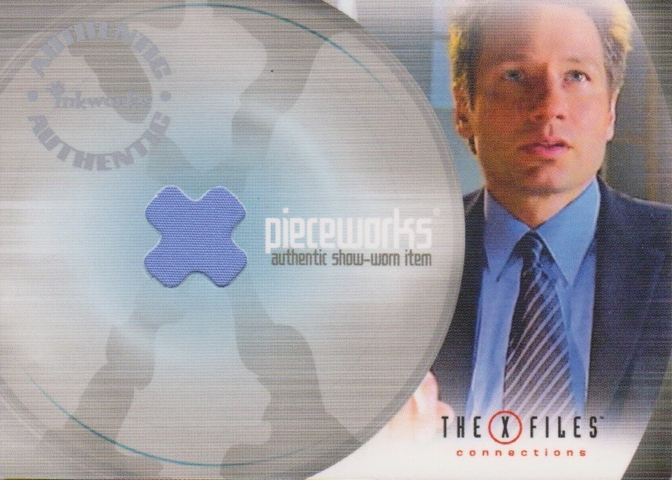 2005 X-FILES CONNECTIONS DAVID DUCHOVNY AS FOX MULDER PIECEWORKS CARD PW-1 - Image 1 of 1