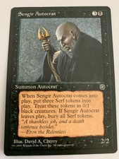 MTG Magic The Gathering - Sengir Autocrat - Homelands - LP