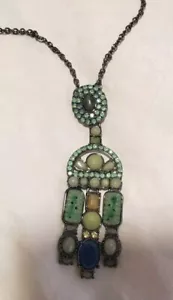 Vintage Cabi St. Tropez Necklace, Earrings 32" Chain - Picture 1 of 3