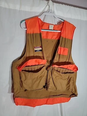 Support Conservation Patch Orange/Brown Safety Hunting Vest Size XL - Image 1 of 4