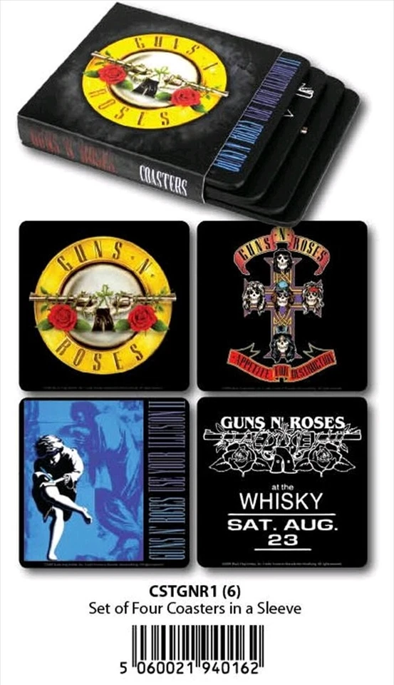 Guns N Roses - Juego de 4 posavasos Foto 1 de 1