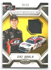 2018 Panini Certified Racing Kaz Grala Xfinity Materials Relic XM-KG Gold 25/25