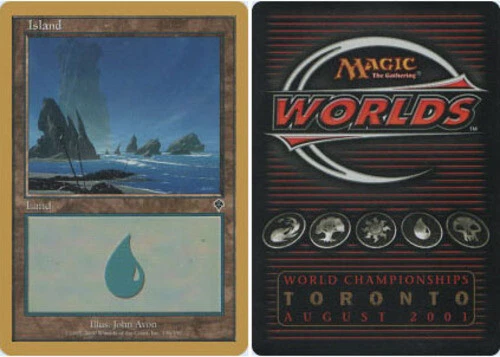 Island - Invasion 336 - Alex Borteh - 2001 ~ Lightly Played World Championship Q - Image 1 of 1