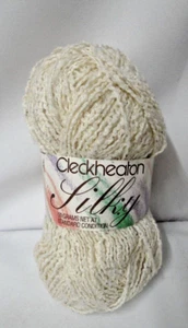 Checkheton Yarn Australia~ SILKY ~#1625 Cream ~Boucle ~65% SILK/35% ACRYLIC 50g - Picture 1 of 8