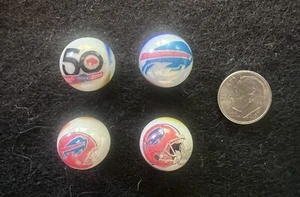 Buffalo Bills NFL Glass Shooter Marbles (4) - Picture 1 of 2