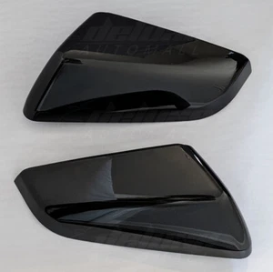 Gloss Black Clip Replacement Mirror Covers FOR 2018-24 Chevy Equinox GMC Terrain - Picture 1 of 3