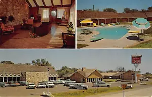 Postkarte TX: Ye Olde Inn, Ennis Texas, Texas, verschickt 1967, mehrere - Bild 1 von 2