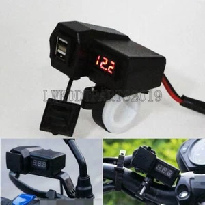 Waterproof USB Charger Voltmeter for Suzuki Marauder VZ 1600 800 Savage LS 650 - Foto 1 di 6