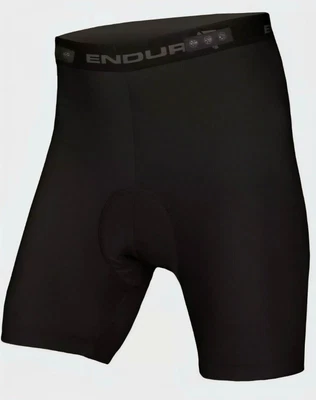 Men's Brand New ENDURA Padded Clickfast™ Cycle/MTB Shorts Liner. Small. Black - Image 1 of 4