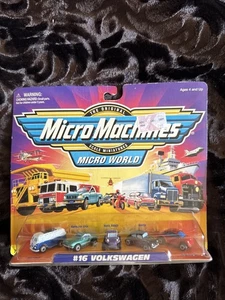 Micro Machines #16 Volkswagen Microbus Karmann Ghia Manx Buggy Beetle New Beetle - Picture 1 of 18