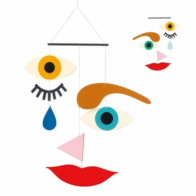 - Make-A-Face Mobile - Fun & Easy Magnetic Wooden Mobile - for Kids - Assembl... - Image 1 of 2