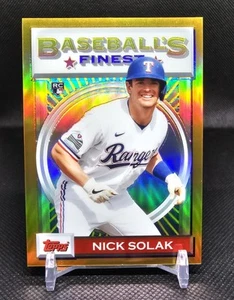 2020 Topps Finest Flashbacks - Nick Solak #154 Gold Refractor /50 (RC) - Bild 1 von 2