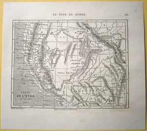 1862 Karte von "Mormonenland", #355 - Bild 1 von 1