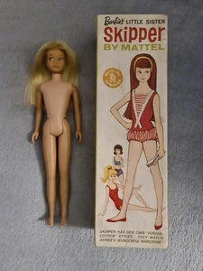 Barbie Skipper Vintage Puppe 1964 von Mattel #0950 blonde - Bild 1 von 8
