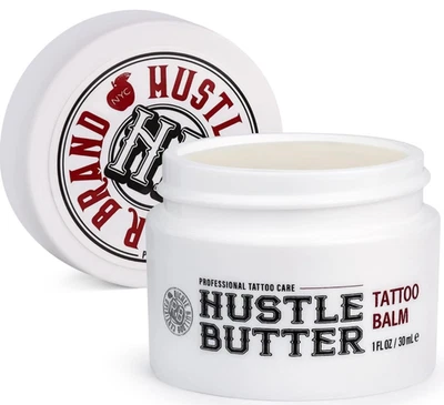 Hustle Butter Deluxe 30ml/ 1oz, Tattoo Aftercare Balm, Vegan Cream - image 1 of 4