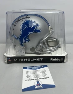 KENNY GOLLADAY FIRMATO RIDDELL MINI CASCO AUTO BAS COA DETROIT LIONS - Foto 1 di 7
