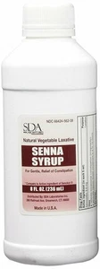 SDA Laboratories Senna Syrup Natural Vegetable Laxative 8.8 mg 8 Ounce Bottle - Picture 1 of 2